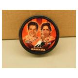Kariya / Sakic Team Canada Hockey Puck