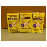 6 - 1990 Star Minor Baseball League Cello Packs