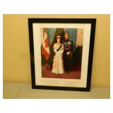 Queen Elizabeth II / Prince Philip Framed Poster