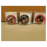 3-  39MM Collectors Coins- various players  /4500