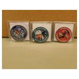 3-  39MM Collectors Coins- various players  /4500