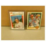 2 Collectible Tom Seaver Baseball Cards