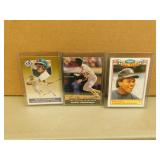 3 Collectible Ricky Henderson Baseball Cards