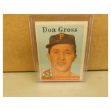 1958 Topps Don Gross #172 Baseball Card