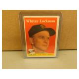 1958 Topps Whitey Lockman #195 Baseball Card