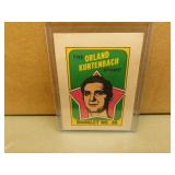 1971-72 OPC Orland Kurtenbach #20 Insert Booklet