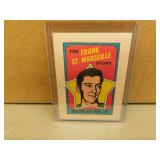 1971-72 OPC Frank St Marseille #15 Insert Booklet