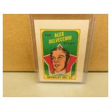 1971-72 OPC Alex Delvecchio #12 Insert Booklet