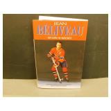 Jean Beliveau Autographed Hockey Book
