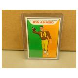 1965 Topps Jon Anabo #30 CFL Football Card