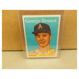1958 Topps george Brunet #139 Baseball Card