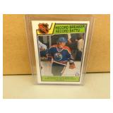 1983-84 OPC Wayne Gretzky #212 Record Breaker Card