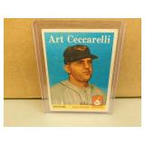 1958 Topps Art Ceccarelli #191 Baseball Card