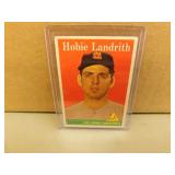 1958 Topps Hobie Landrith #24 Baseball Card