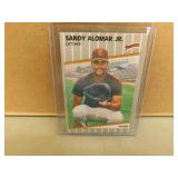 1989 Fleer RC Sandy Alomar Jr. #300 card