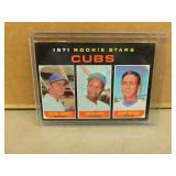 1971 Topps Cubs Rookie Stars #576 card
