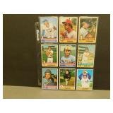 MLB 1970's - Lot of 9 cards