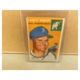 1954 Topps Leroy Wheat #244 card