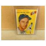 1954 Topps Larry Jansen #200 card