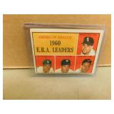 1961Topps ERA Leaders #46 card