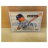 1951 Bowman Gum Mickey Mantle #253 Rookie Reprint