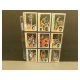 1977-78 Topps - Lot of 9 cards