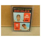 1971 Topps ORIOLES ROOKIE STARS #362 card