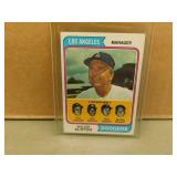 1974 Topps Walter Alston #144 card