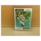1974 Topps Fritz Peterson #229 Card