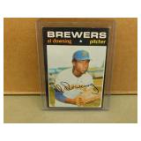 1971 Topps Al Downing #182 card