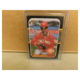 1987 Donruss RC Barry Larkin #492 card