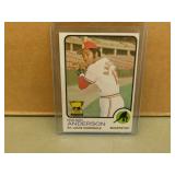 1973 Topps Dwain Anderson #241 card