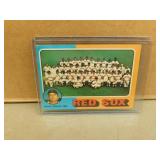 1975 Topps Red Sox Team #172 card