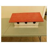 Decorative wooden bird house  21X24X9