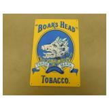 boars Head Tobacco Sign - 8 X 12