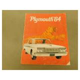1964 Plymouth Car Manual