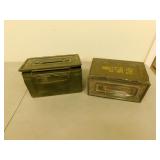 2- Steel Military Ammo Cans