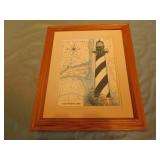 Cape Hatteral Lighthouse Picture - 13 x 16