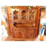 Antique Wooden Hutch    13 x 54 x 78
