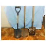 3 Shovels - Various Sizes