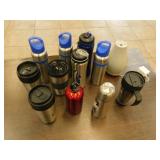 Drinking containers various sizes