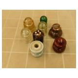 Collectable insulators various colours