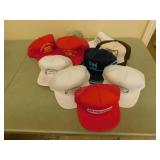 Collectable hats - various advertising