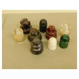 Collectable insulators various colours