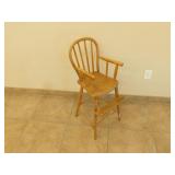 Antique wooden high chair