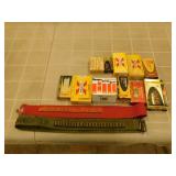 2- Ammo Cartridge Belts/ 11- Old Empty Ammo Boxes