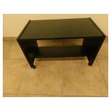 2 Tier wooden tv stand  16X28X18