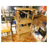 4 Tier Wooden Shelf - 17 x 27 x 54