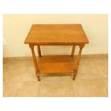 Decorative wooden table  16X24X27