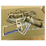 10 Collectable licence plate covers